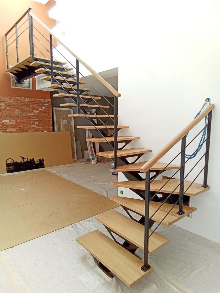 Fabrication d'escalier sur mesure, Nozay