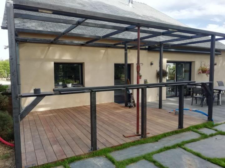 Fabrication et installation de marquise et de pergolas Blain